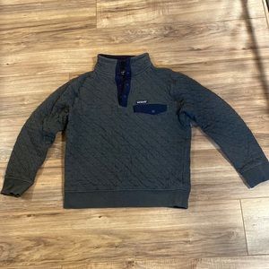 Patagonia Organic Cotton Quilted Quarter Snap Sweatshirt